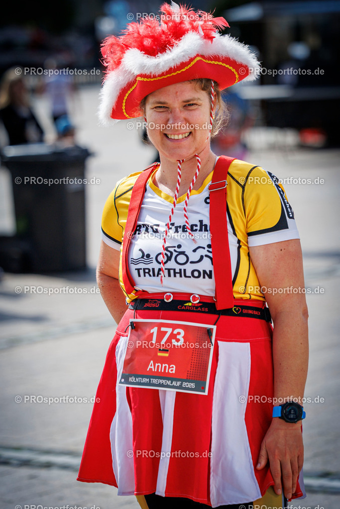 KölnTurm Treppenlauf; Köln, 03.08.2025 | Impressionen vom KölnTurm Treppenlauf am 03.08.2025 in Köln (Nordrhein-Westfalen). 