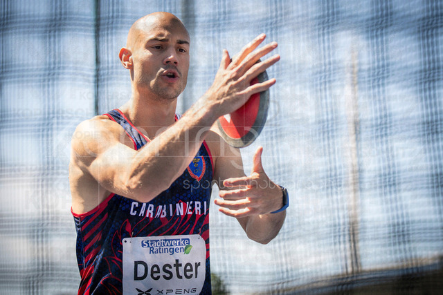 Multisport Event; Ratingen, 28.06.2026 | RATINGEN, GERMANY - JUNE 28, 2026 : Dario Dester (ITA / Italy) during the decathlon’s discus throw of the Multisport Event at Stadion Ratingen on June 28, 2026 in Ratingen, Germany.