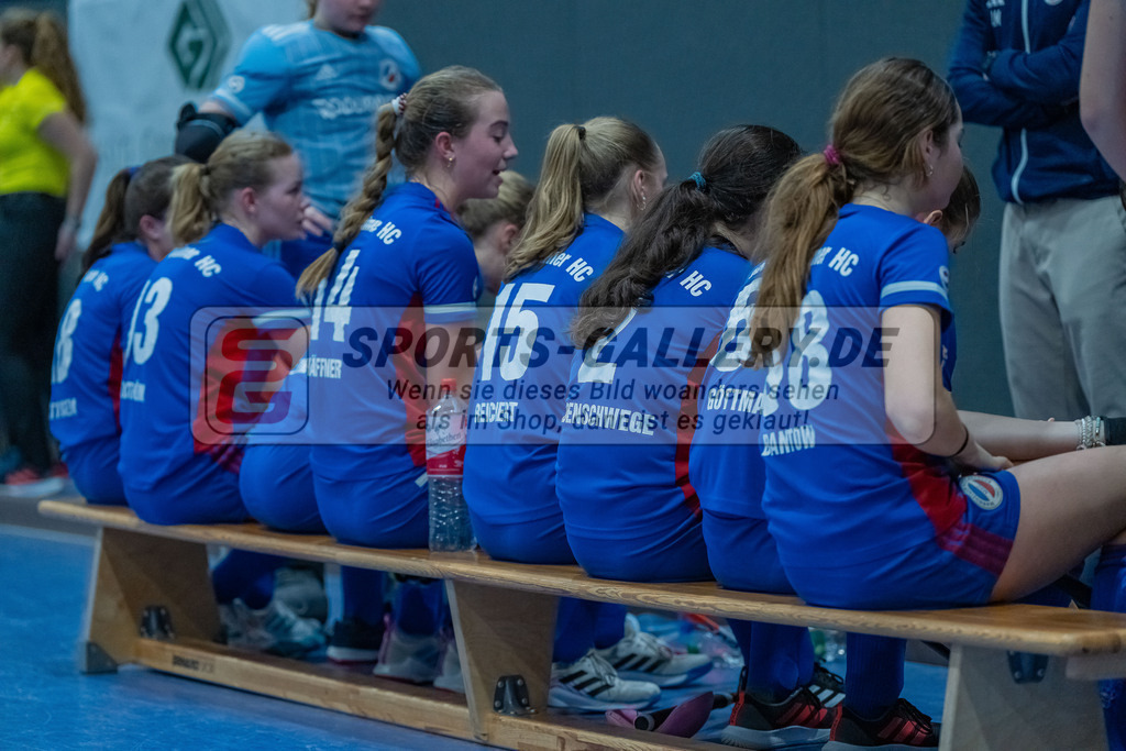 HK_20240303_109059 | Spiel um Platz 7 Deutsche Meisterschaft WU16 am 3.3.2024 Halle DHC, Düsseldorf ,