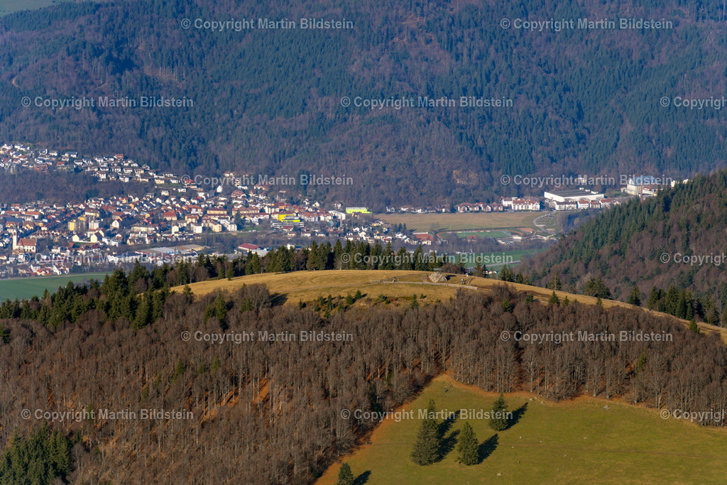 Kandel  7-1-23-1-2 | Bilder Fotos Luftbilder Luftaufnahmen Deutschland Süden Westen Schwarzwald Baden Württemberg  