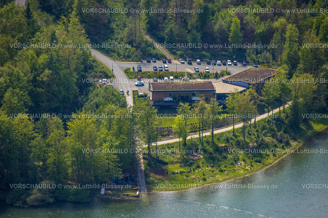 Meschede240505825 | Luftbild, H1 am See Restaurant Gastronomie am Hennesee, Berghausen, Meschede, Sauerland, Nordrhein-Westfalen, Deutschland