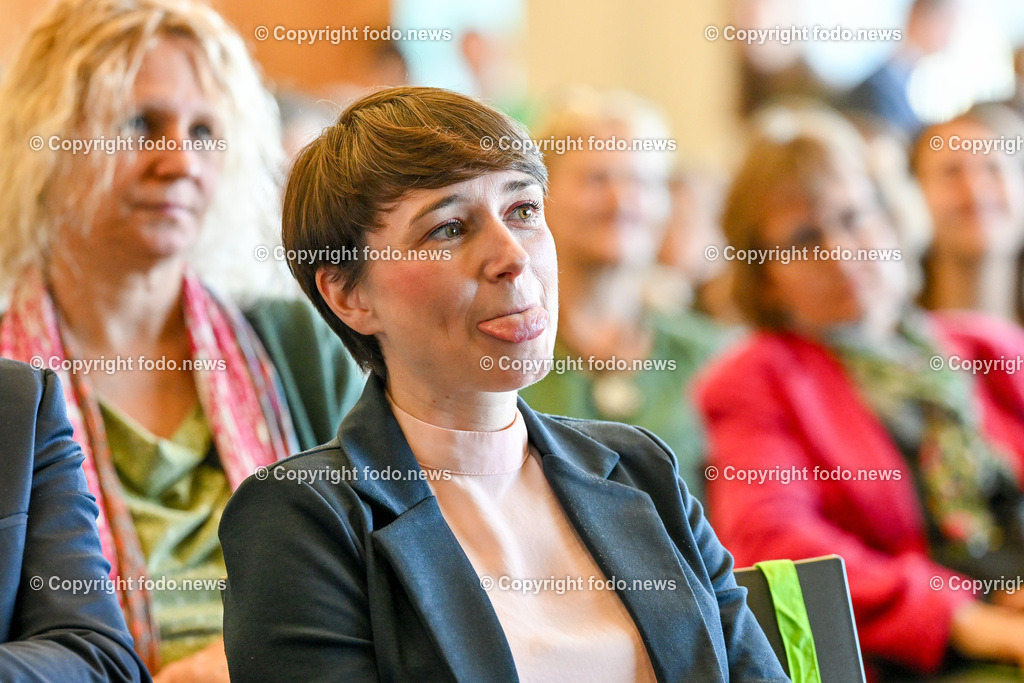 Landesversammlung der Gruenen Ooe 2023_ Zukunft ist unsere Staerke_ 21.10.2023-32 | 21.10.2023, Lentos Linz, AUT, Landesversammlung der Gruenen Ooe 2023, Zukunft ist unsere Staerke, im Bild Sigi Maurer (Die Gruenen, Klubobfrau, NAbg)