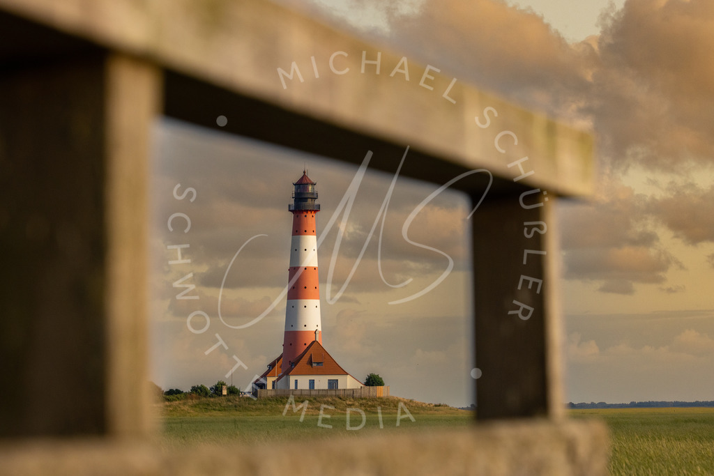 2021-07-19 Westerhever Nordsee - 015 | Leuchtturm Westerhever warm - Realisiert mit Pictrs.com