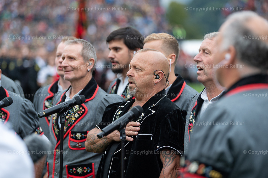 Schwingen -  ESAF 2025 Samstag Einmarsch | Mollis, 30.8.25, Schwingen - ESAF Samstag.