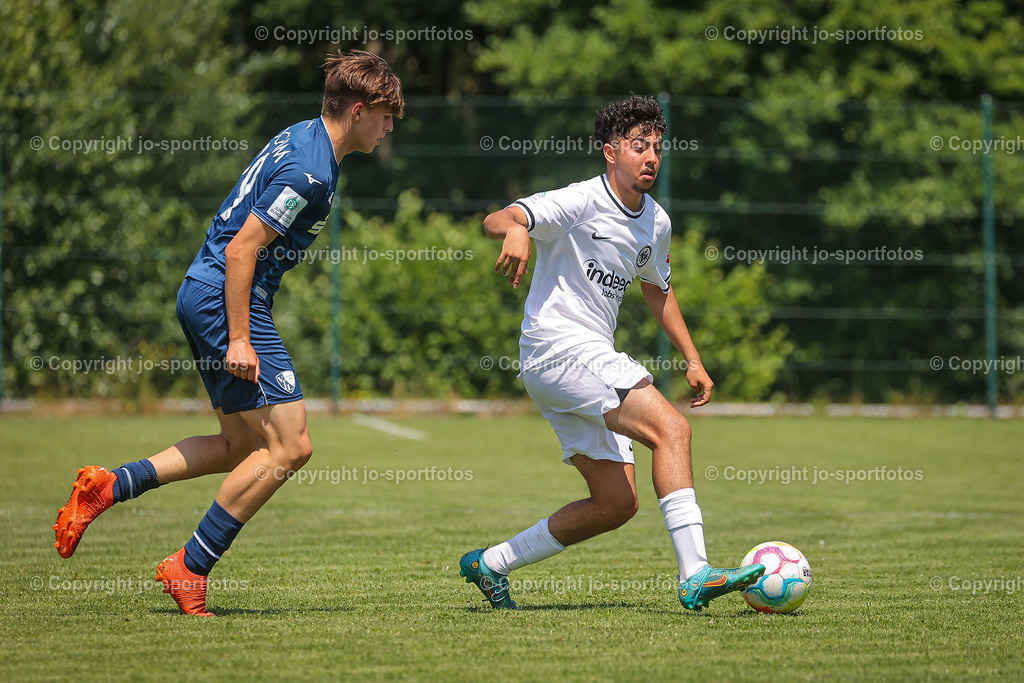 BQ3I6711 | 17.06.2023; Testspiel; Rasenplatz Offdilln; VfL Bochum U17 - Eintracht Frankfurt U17; Ergebnis: 3:1 (1:1)