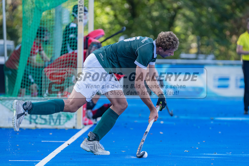 HK_20231007_105229 | 1.Bundesliga Herren Crefelder HTC - Uhlenhorst Mülheim am 7.10.2023 CHTC, Krefeld , Moritz Ludwig ( Uhlenhorst Mülheim #25 )