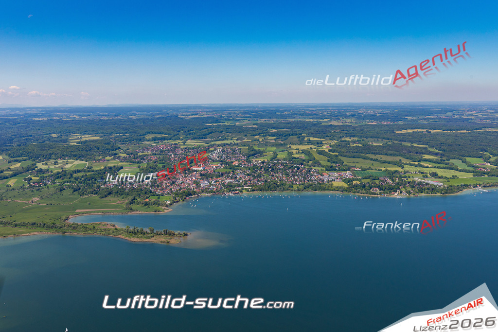 Aktuelles Luftbild von  diessen-am-ammersee - Die Luftaufnahme wurde 2021 mittels UL-Flugzeug erstellt ( keine Drohne ) - hochauflösende Kamera-Systeme von  Canon -Beste Qualität - Für grossformatige Ausdrucke geeignet. Die Geschenkidee !