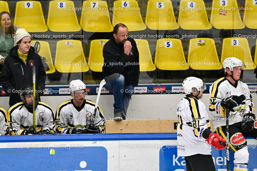 Carinthian Team vs. HC Köttern 12.2.2024 | Spielerbank Carinthian Team, Headcoach Carinthian Team KOWALCZYK Roland