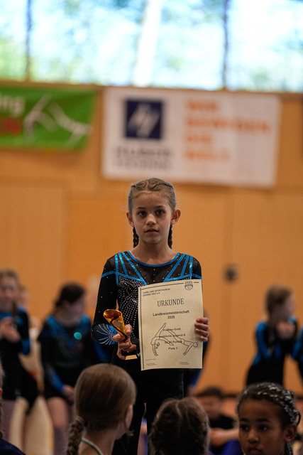 20260425 Gerätturnen  Vormittag Siegerehrung | Landkreismeisterschaften Erding 2026Datum: 20260425Ort: Erding(DE) - Sempt-Sport-HalleFotograf: Christian Habel