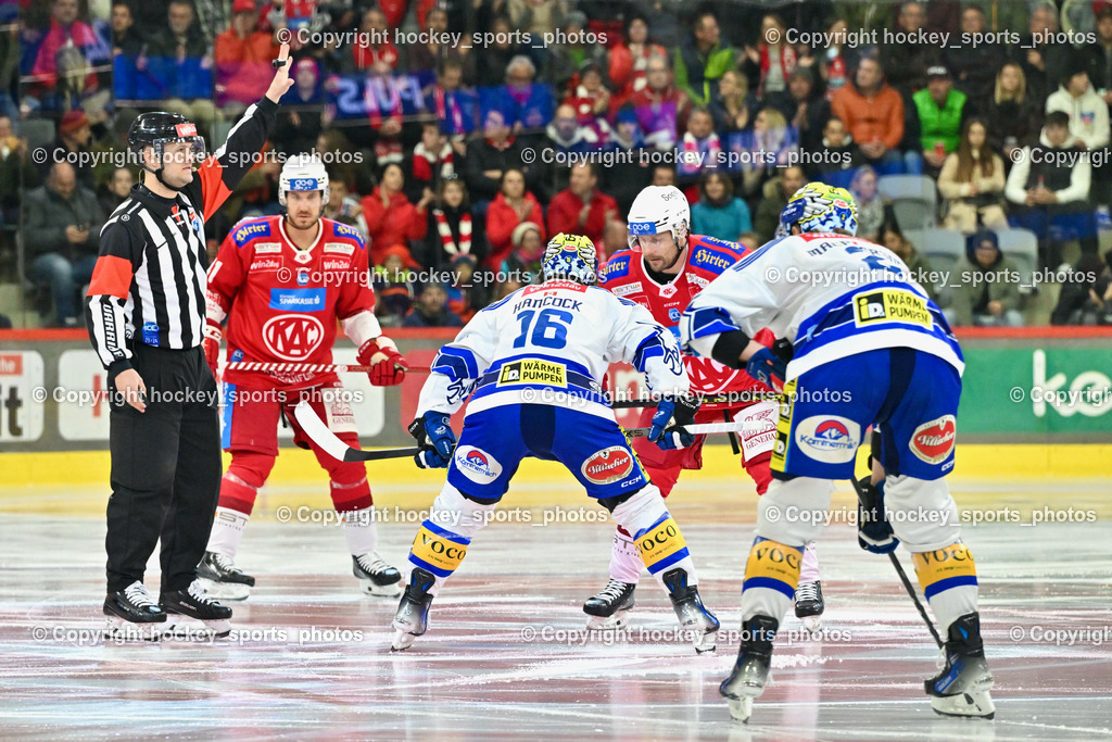 EC KAC vs. EC IDM Wärmepumpen VSV 5.11.2023 | HRONSKY TOMAS Referee, #16 Hancock Kevin, #9 Mursak Jan