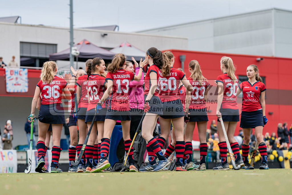 HK_20231022_903100 | Platz 3 Deutsche Meisterschaft Feld WU16 Berliner HC - Harvestehuder THC am 22.10.2023 DHC, Düsseldorf ,