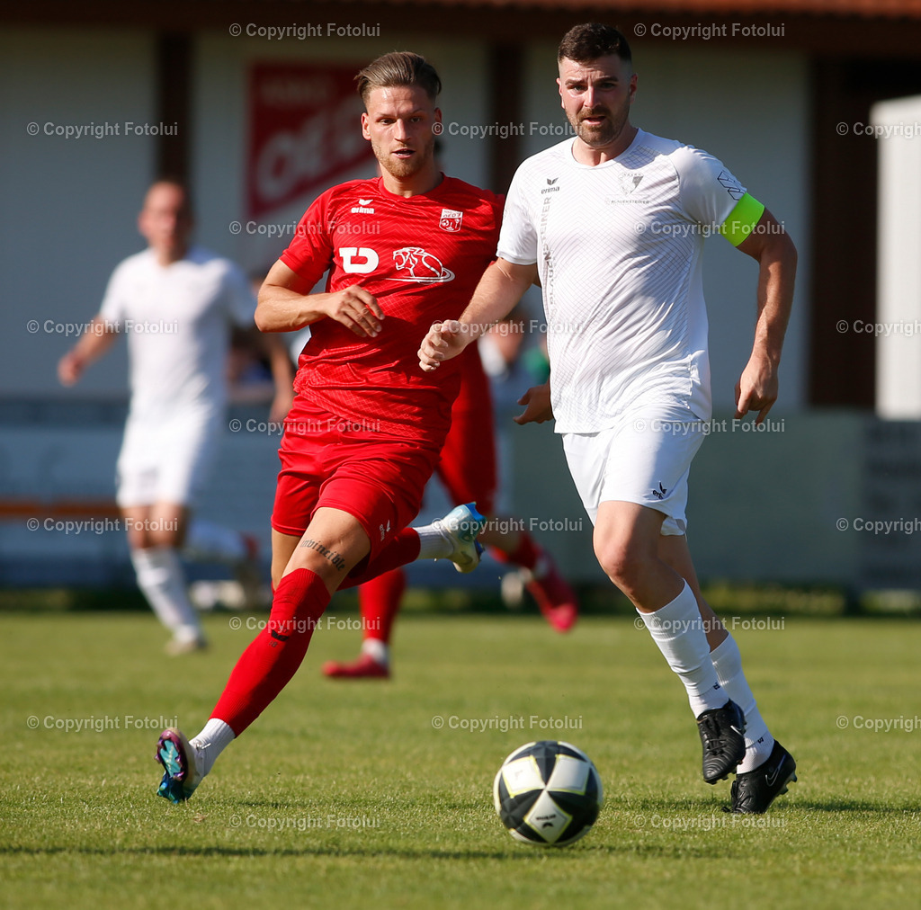 A_LUI_140625_000020 | SPORT FUSSBALL LL.OST 14.06.2025 ASKOE OEDT 1B -METALLBAU BLAUENSTEINER NAARN IM BILD : MICHAEL LEONHARTSBERGER (OEDT1B) UND ALEXANDER GRINNINGER  (NAARN) FOTO:FOTOLUI