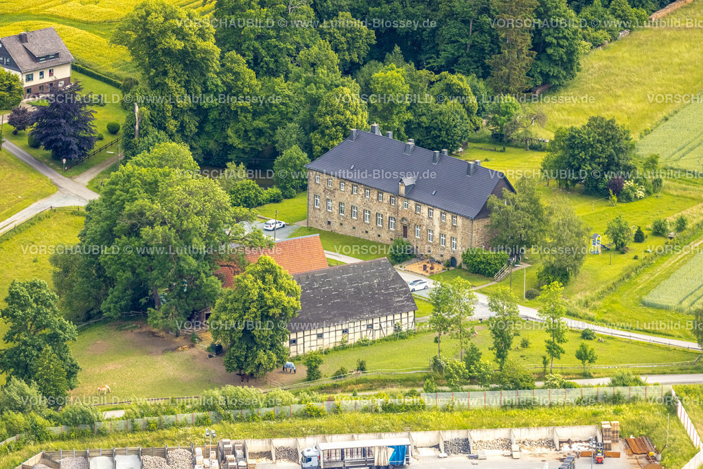 Meschede220600869 | Luftbild, Ehemaliges Kloster Galiläa, Enste, Meschede, Sauerland, Nordrhein-Westfalen, Deutschland