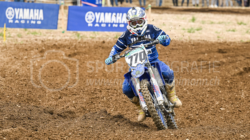Motocross Schlatt bei Winterthur - 30. April 2023 | #770 Neuenschwander Jean-Marc aus Altikon (CH) auf Yamaha in der Kategorie Senioren am Motocross Schlatt bei Winterthur, 30. April 2023. 
Instagram: @mx_schlatt | @mc_wila | @sam_schweiz
Bild: Sportfotografie Markus Aeschimann | www.markus-aeschimann.ch - Realisiert mit Pictrs.com