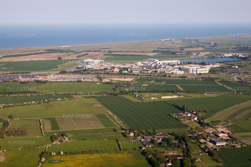 Luftbild: Ortsansicht in Richborough im Bundesland England in Vereinigtes Königreich. Foto: IMG_50496.jpg vom 27.05.2012 durch Werner Riehm/FLY-FOTO.de