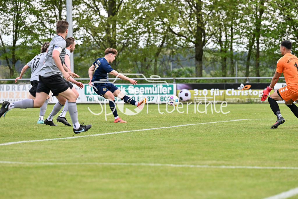 SSV Alsmoos-Petersdorf - BC Aichach | BCA 27 erzielt das Tor zum 0-1