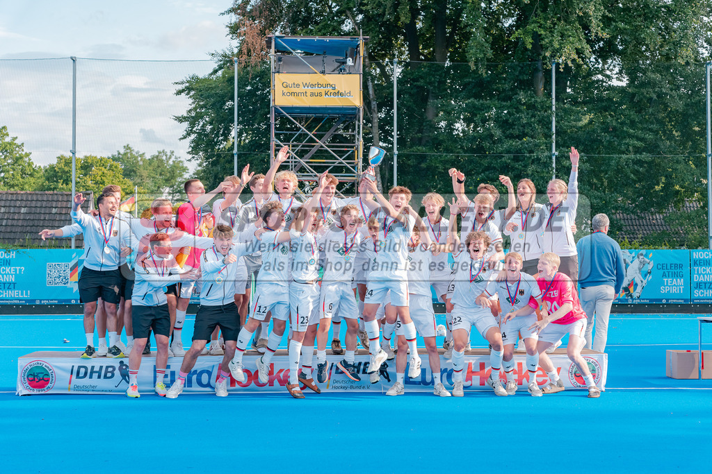 HK_20230716_902549 | Euro Hockey WU18 Siegerehrungen Championship Girls &amp; Boys am 16.7.2023 CHTC , Krefeld ,
