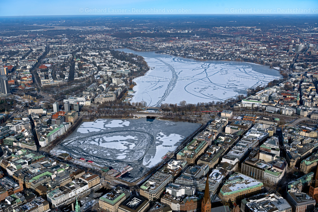 4044729 | zugefrorene Binnenalster, Freie und Hansestadt Hamburg