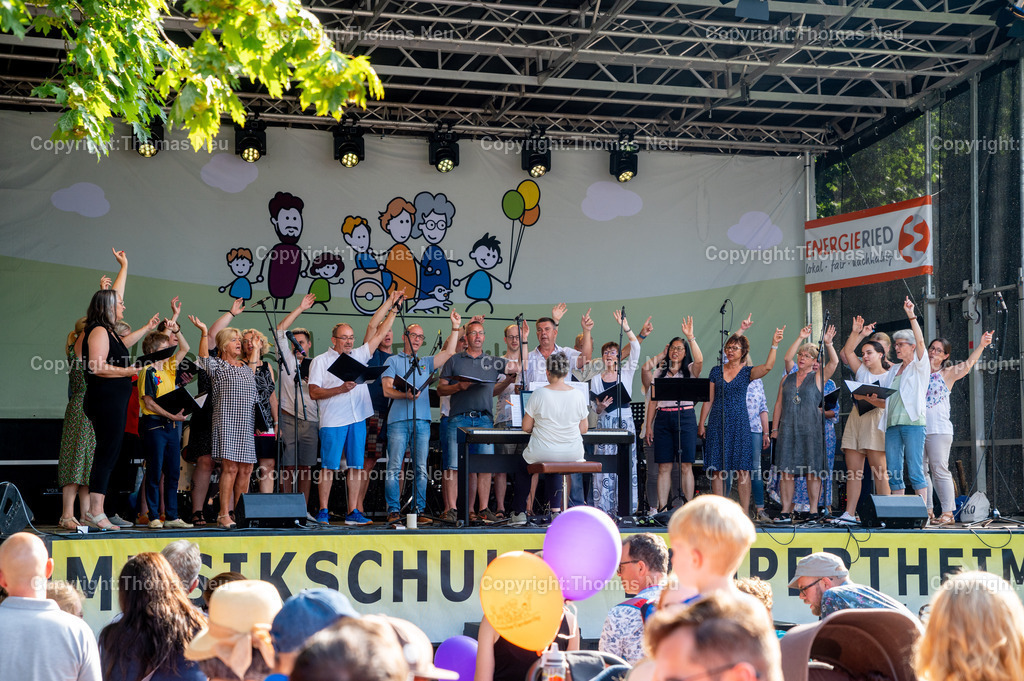 DSC_7907 | Hessischer Familientag in Lampertheim am 15.7.2023, Gesangverein Cäcilie 1873 Sängerrose 1898 Lampertheim ev.  Bild:Karl-Kübel-Stiftung/Thomas Neu