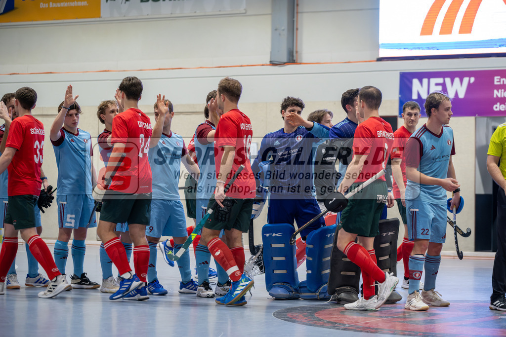 SFE_20260131_0032 | Mönchengladbach, Deutschland, 31.01.26: Hallenhockey 1. Bundesliga Herren Playoff zwischen Crefelder HTC - UHC Hamburg im GHTC Halle am 31.01.2026 in Mönchengladbach, Deutschland. (Foto von Stephan Fehrmann)Mönchengladbach, Germany, 31.01.26: Hallenhockey 1. Bundesliga Herren Playoff between Crefelder HTC - UHC Hamburg in GHTC Halle at 31.01.2026 in Mönchengladbach, Deutschland. (Foto from Stephan Fehrmann)