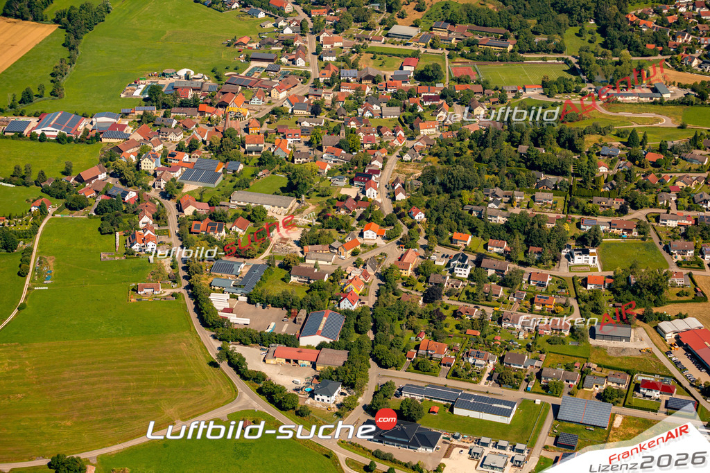 Das Luftbild zeigt : Marktlustenau Kreßberg - Die Luftaufnahme wurde 2024 vom UL-Flugzeug aus erstellt ( keine Drohne ) - Hochauflösende Luftaufnahme - Für grossformatige Ausdrucke geeignet. Die Geschenkidee !Mit Lizenz und Bildrechte bestellbar