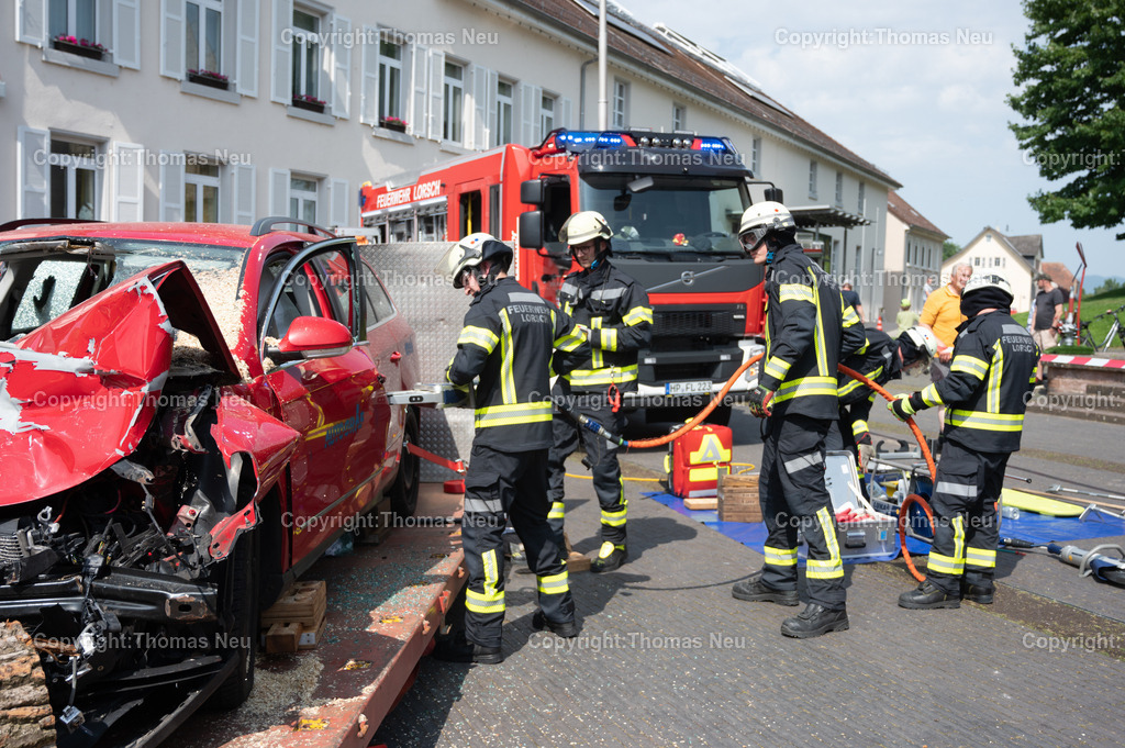 DSC_0705 | 14.06.2025,ble, Lorsch, vor der Königshalle Jugendwehr und Zeitreise durch die Geschichte der Feuerwehr, ,, Bild: Thomas Neu