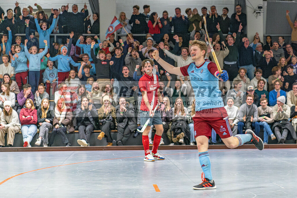SM_20240105-D85_6693-RR | 1.Bundesliga Hallenhockey  (M) DCadA - UHC / 8:7 (1:4)