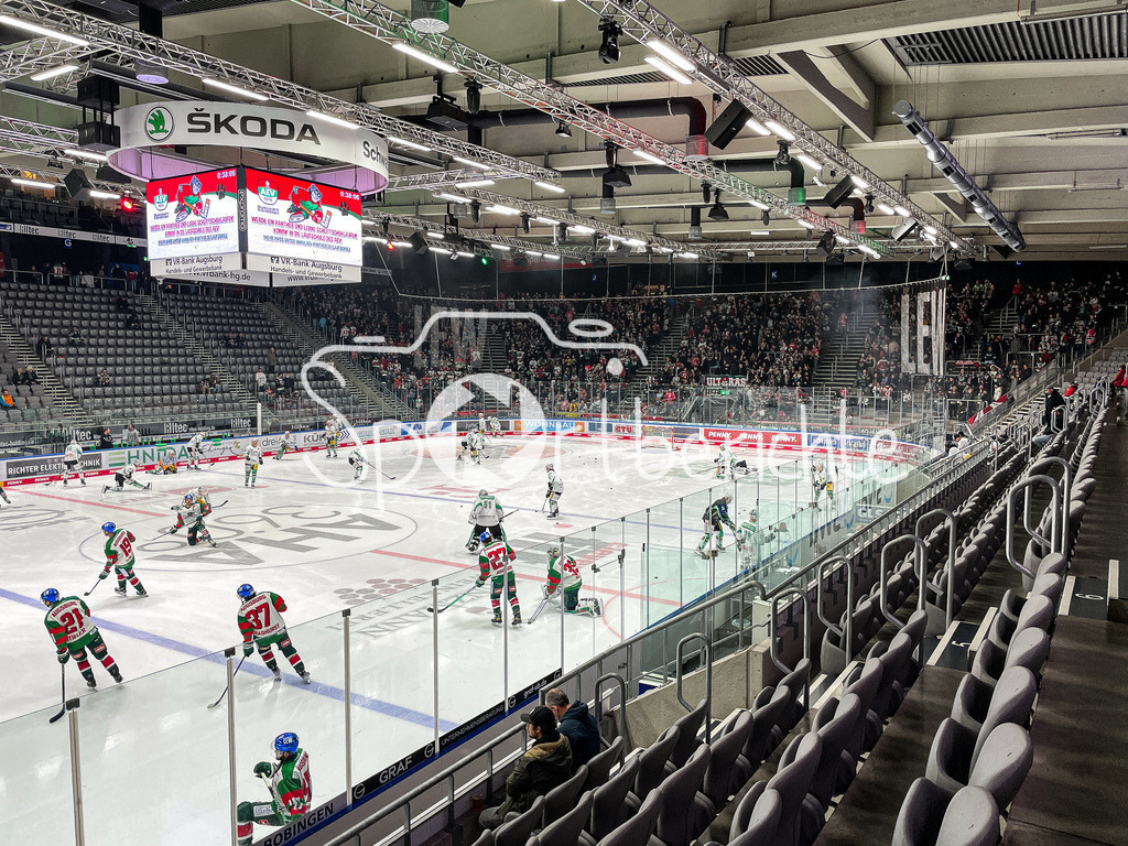 Augsburger Panther - Bietigheim Steelers | Das schoene Curt Frenzel Stadion in Augsburg vor der Partie gegen die Bietigheim Steelers / Symbolbild / Stadion / Arena