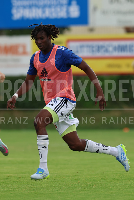 Friendly Match: SC Weiz vs TSV Hartberg in Weiz | Weiz, AUSTRIA, 01.JUL.26 - SOCCER - ADMIRAL Bundesliga, SC Weiz vs TSV Hartberg, test match. The image shows Habib Anas Coulibaly (Hartberg).
