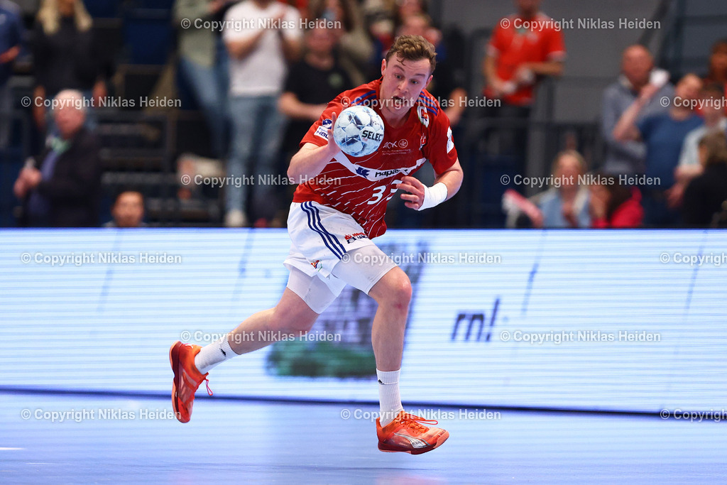 NH_HandballSportVereinHamburg_1VfLPotsdam_HandballBundesliga_03042025 | #33 Moritz Sauter (HSV Hamburg)Handball I Herren I Bundesliga (Daikin HBL) I Saison 2024-2025 I 25. Spieltag I HSV Hamburg - 1. VfL Potsdam I 03.04.2025 I Sporthalle Hamburg