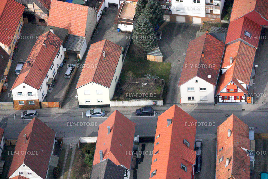 Kandel, Rheinstr | Luftbild: Kandel, Rheinstr in Kandel im Bundesland Rheinland-Pfalz in Deutschland. Foto: IMG_16914.jpg vom 15.02.2009 durch Werner Riehm/FLY-FOTO.de - Realisiert mit Pictrs.com