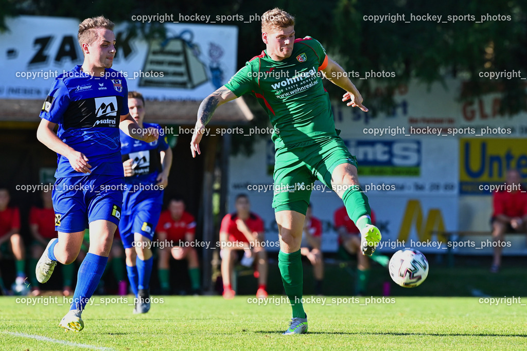 FC Gmünd vs. Union Matrei 19.8.2023 | #19 Luca Jakob Blassnig, #8 Domenik Steiner