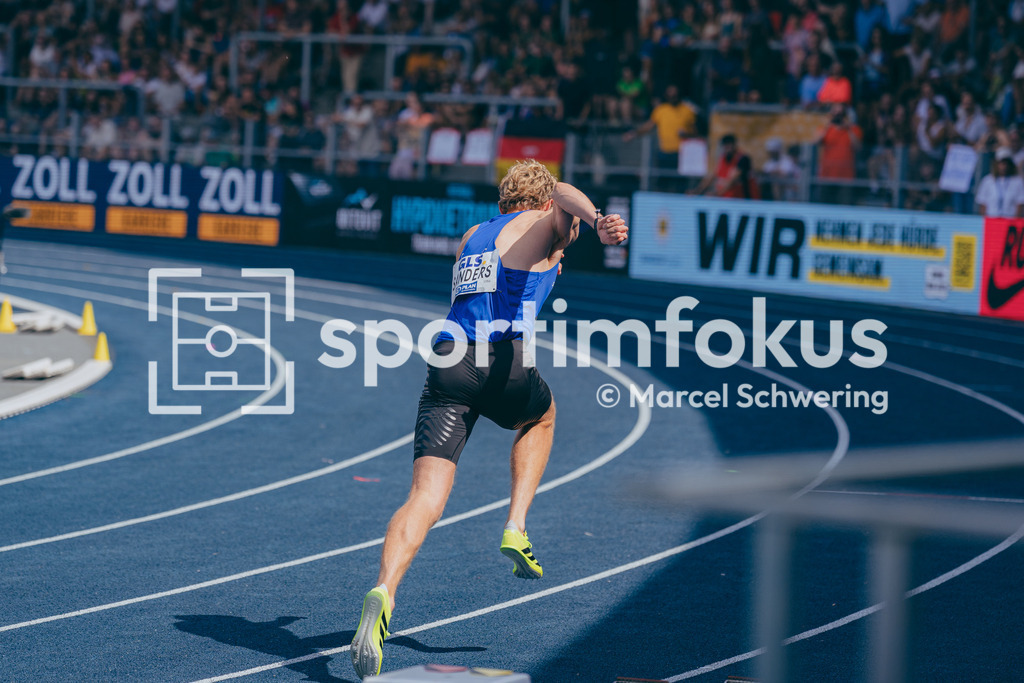 Deutsche Meisterschaften der Frauen und Männer 2026 | Manuel Sanders, TV Wattenscheid 01, 400-Meter-Lauf, Halbfinale, Deutsche Meisterschaften der Frauen und Männer 2026, Lohrheidestadion Bochum-Wattenscheid, 25.07.2026. Foto: Marcel Schwering / sportimfokus - Realisiert mit Pictrs.com