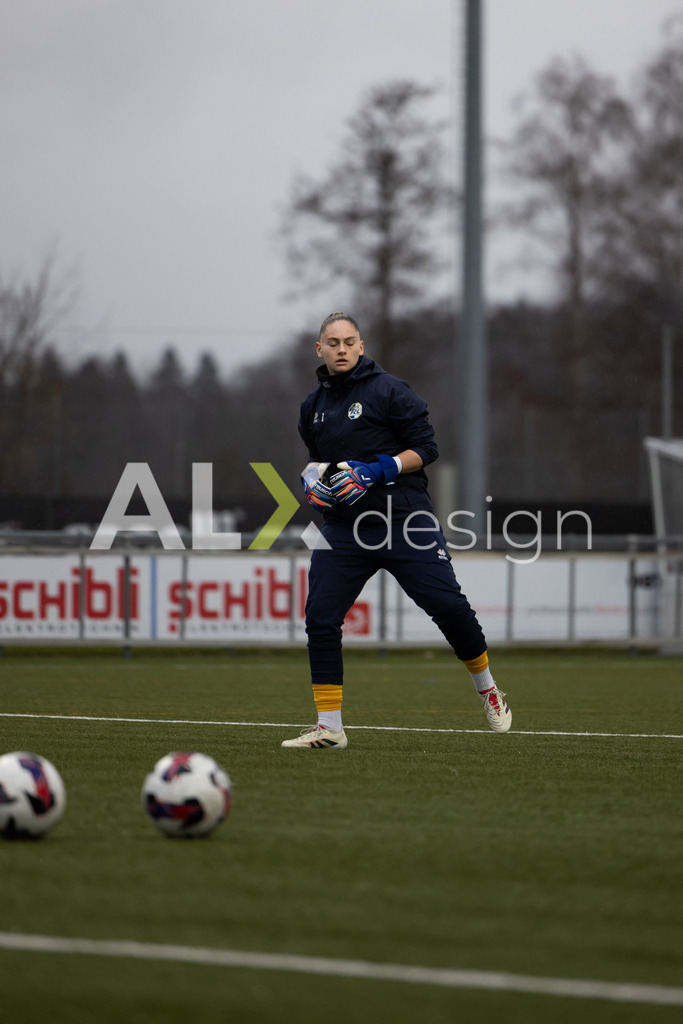 Fußball I Frauen I Saison 2025-2026 I AXA Women's Super League | Women I 14. Spieltag I Grasshoppers Club Zürich - FC Luzern I 14.02.2026 | 1 Lea Kramoviku (CH) (FC Luzern) – Tor - Realisiert mit Pictrs.com