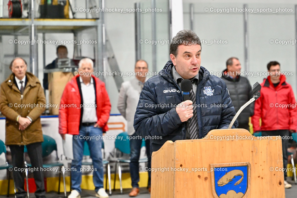 ESC Soccerzone Steindorf 50 Jahr Feier 26.2.2023 | Obmann ESC Steindorf Hans Jürgen Tschernutter,