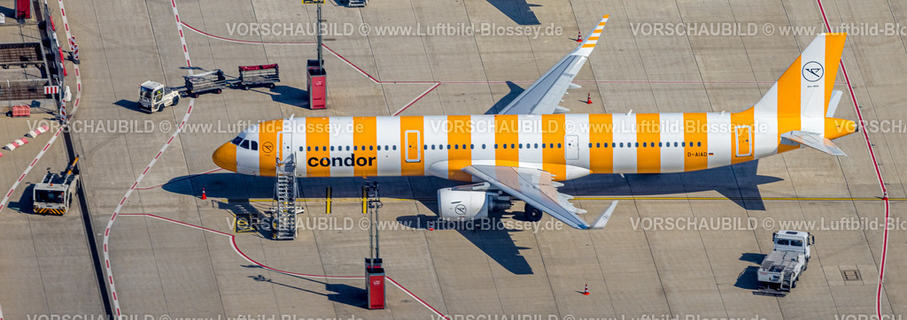 Duesseldorf220700486 | Luftbild, Flugzeuge am Flughafen Düsseldorf Airport, Lohausen, Düsseldorf, Rheinland, Nordrhein-Westfalen, Deutschland