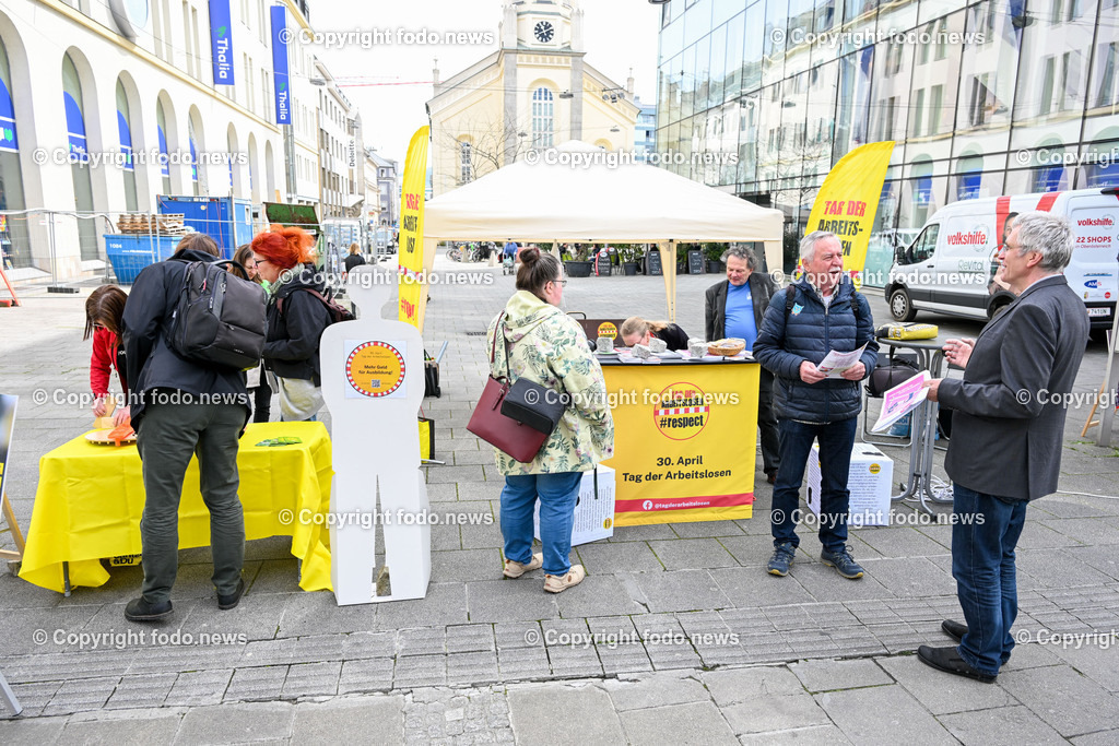 Kundgebung Tag der Arbeitslosen_ Linz_ 28.04.2023-5 | 28.04.2023, Linz, AUT, Kundgebung Tag der Arbeitslosen, im Bild Kundgebung Tag der Arbeitslosen