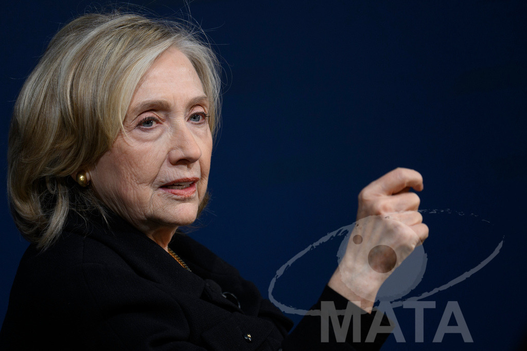 _DWA3844 | Die US-Politikerin Hillary Clinton auf der Veranstaltung Bridging Scholarship and Statecraft im Rahmen der Münchner Sicherheitskonferenz 2026. München, 13.02.2026 Bayern Deutschland  - Realisiert mit Pictrs.com