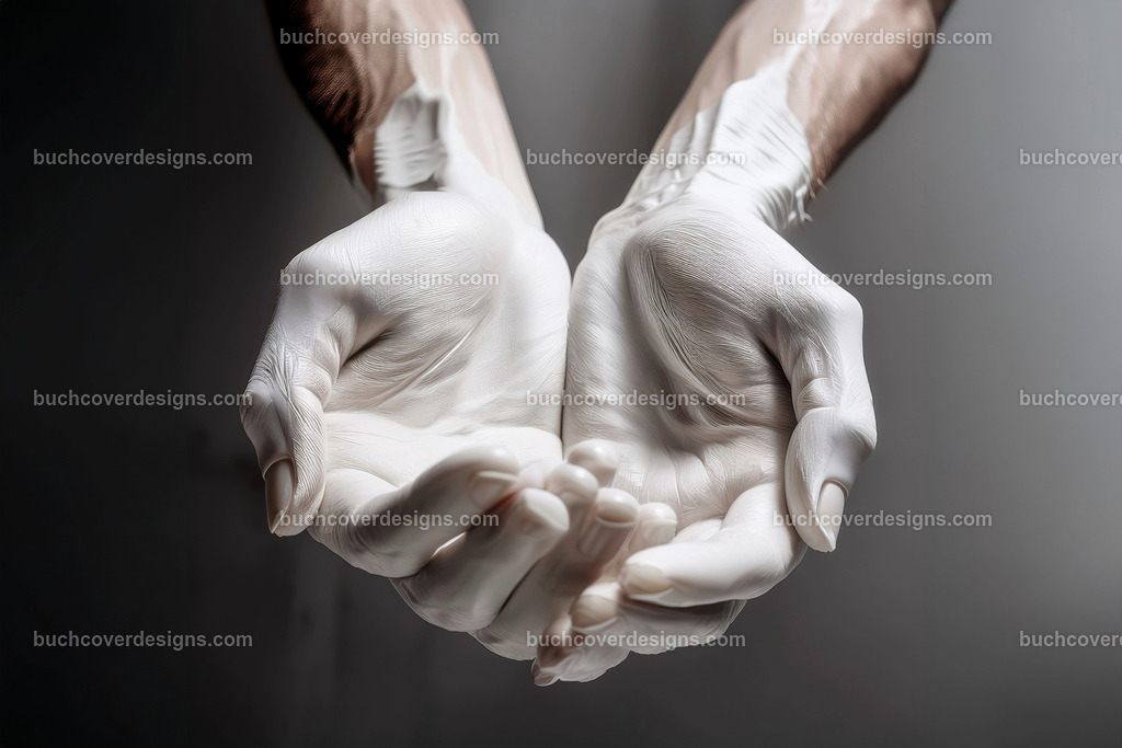 white painted hands | Entdecken Sie kreative Buch Cover Designs für Self-Publishing-Autoren und Verlage! Unsere maßgeschneiderten Designs ziehen Leser an und bringen Ihre Geschichten visuell zum Leben. Lassen Sie uns Ihr perfektes Cover gestalten!