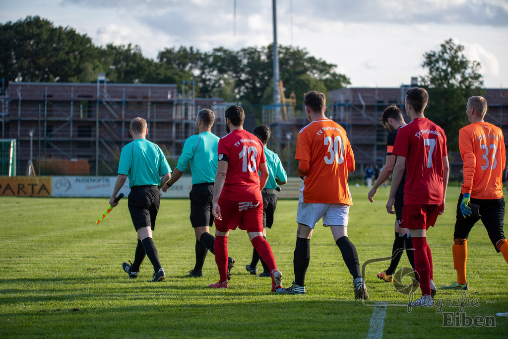 TV Metjendorf-SVE Wiefelstede | Kreisliga Herren;TV Metjendorf (rot)-SVE Wiefelstede (schwarz) am 08.08.2023; in Metjendorf (Sportanlage Metjendorf), Photo: Philip Eiben 2023 - Realisiert mit Pictrs.com