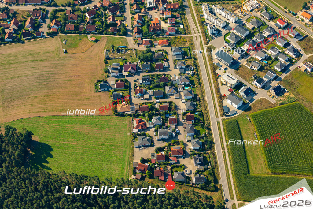 Das Luftbild zeigt :  Georgensgmünd - Die Luftaufnahme wurde 2024 vom UL-Flugzeug aus erstellt ( keine Drohne ) - Hochauflösende Luftaufnahme - Für grossformatige Ausdrucke geeignet. Die Geschenkidee !Mit Lizenz und Bildrechte bestellbar