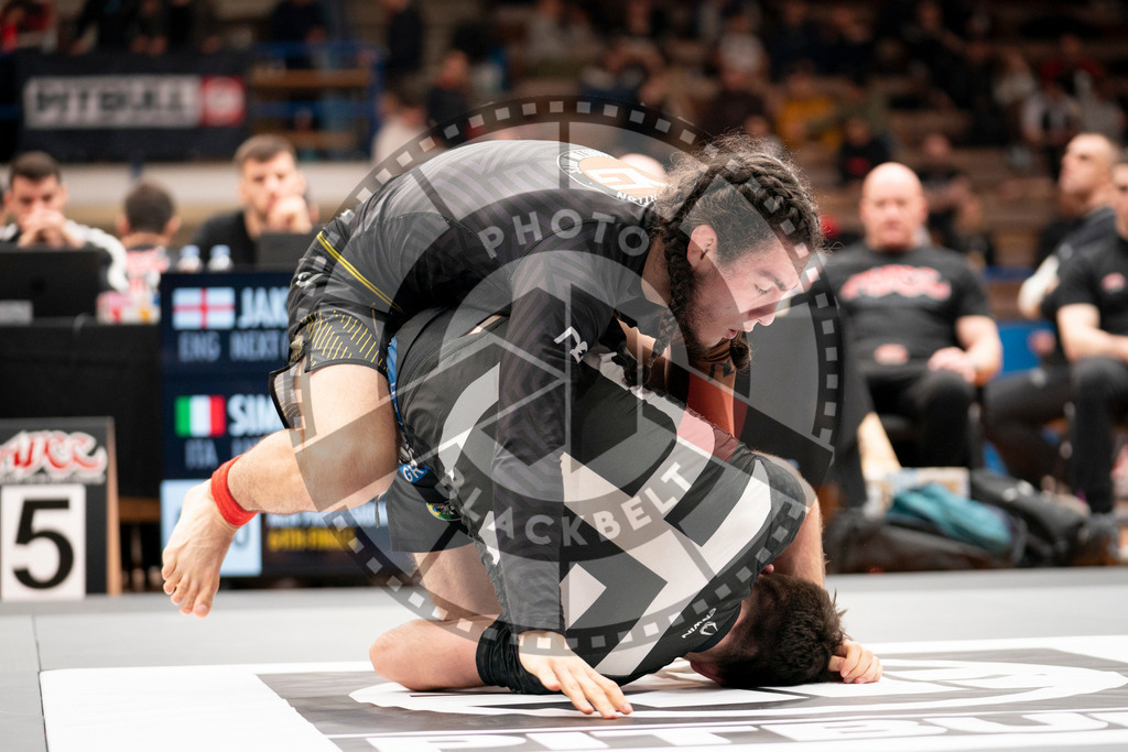 20240217PBB01203 | Fighters compete during the ADCC European, Middle Eastern and African Championship in Zagreb, Croatia, on February 17, 2024.