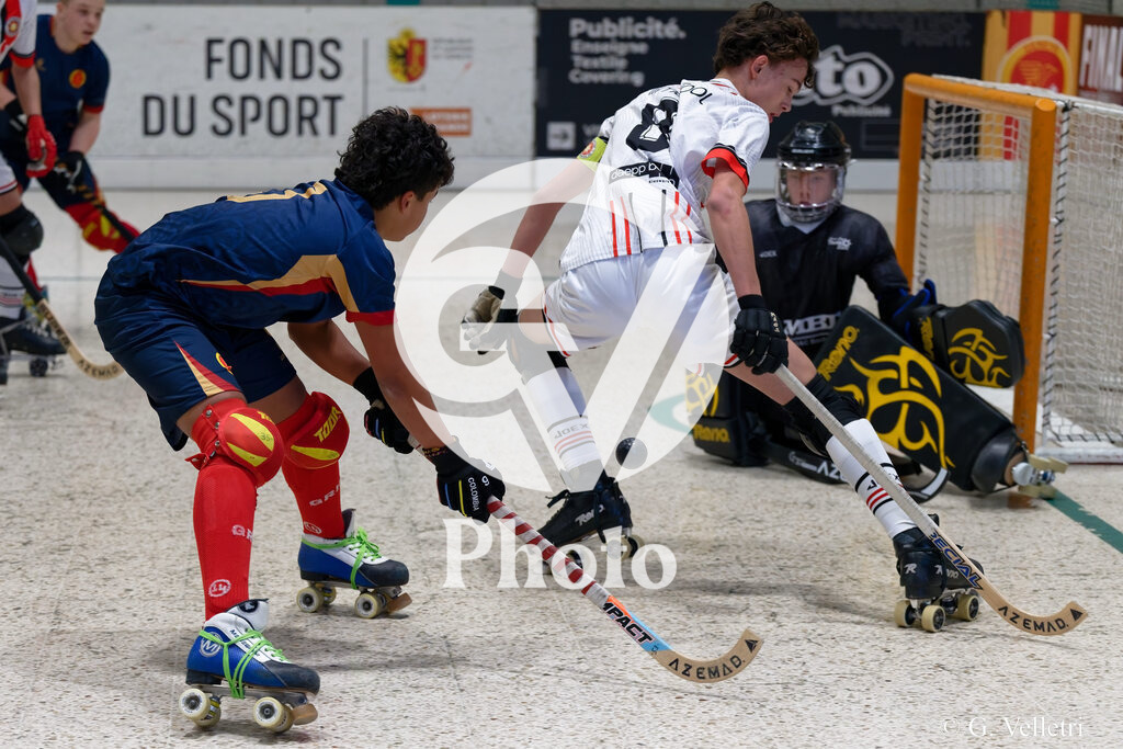 U17  - SC Thunerstern  v Geneve RHC A  |  during the U17  match between SC Thunerstern  and Geneve RHC A  at Centre sportif de la queue d'arve in Geneve, Switzerland