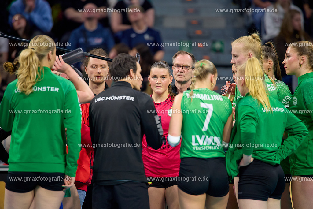 GER, Dresdner SC - USC Muenster, Volleyball, DVV-Pokalfinale Frauen 2025, 02.03.25 | GER, Dresdner SC - USC Muenster, Volleyball, DVV-Pokalfinale Frauen 2025, 02.03.25Foto: Gerald Oelze-de Stoppany