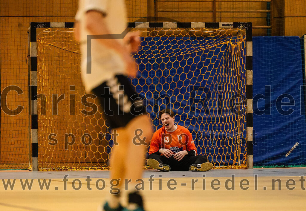 2024-03-09_018_SpVgg_Altenerding_gegen_SVW_Burghausen | Erding, Deutschland, 09.03.2024:
Handball, Bezirksoberliga Männer 2023 / 2024, 18. Spieltag, SpVgg Altenerding gegen SVW Burghausen, Endergebnis: 25:34

Torwart Jannik Fleps (SpVgg Altenerding, #33)

Foto: Christian Riedel / fotografie-riedel.net