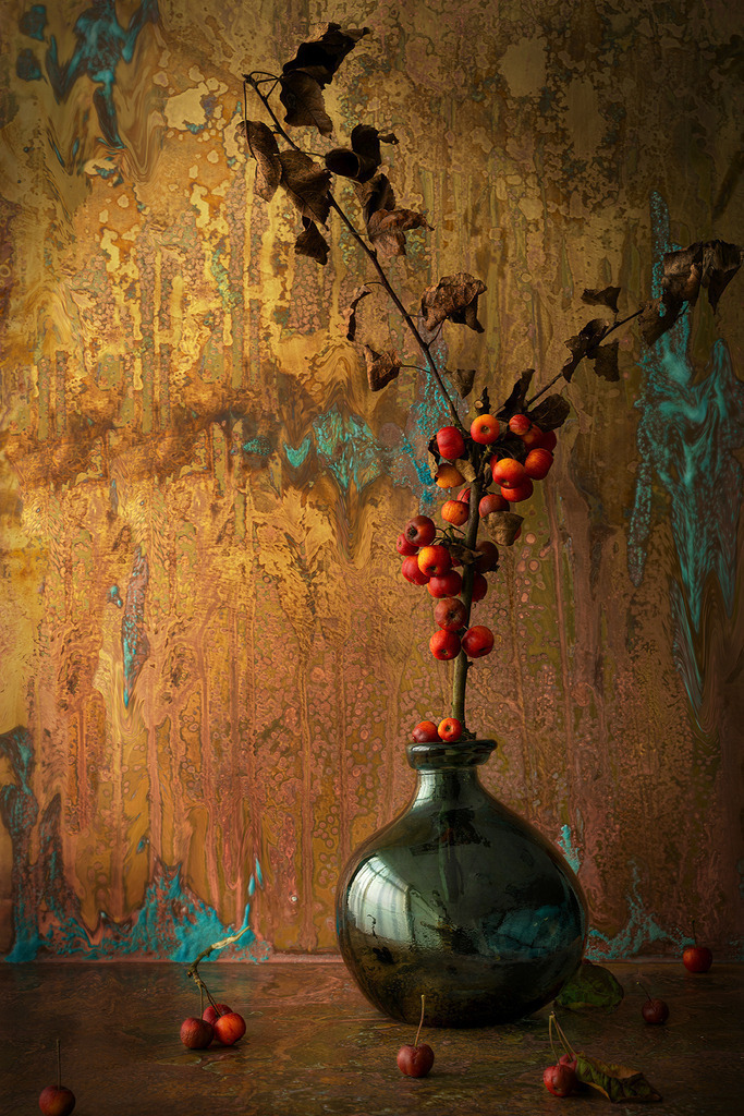 An apple a day | Stilleben mit Zieräpfeln - Realisiert mit Pictrs.com