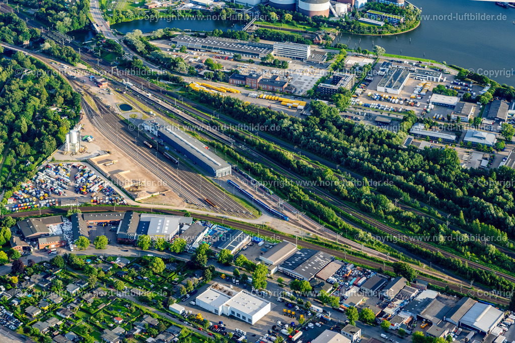 Hamburg_Billbrook_Nordbahn_ELS_9839040823 | HAMBURG 04.08.2023 Gelände des Betriebshofes " Nordbahn " in Hamburg, Deutschland. // Site of the depot of the " Nordbahn " in Hamburg, Germany. Foto: Martin Elsen