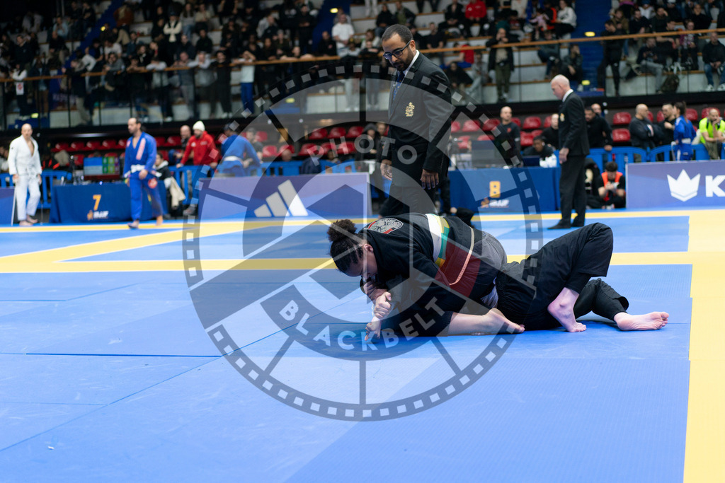 20240119PBB3196 | Fighters compete during the IBJJF European Championship in Paris, France, on January 19, 2024.