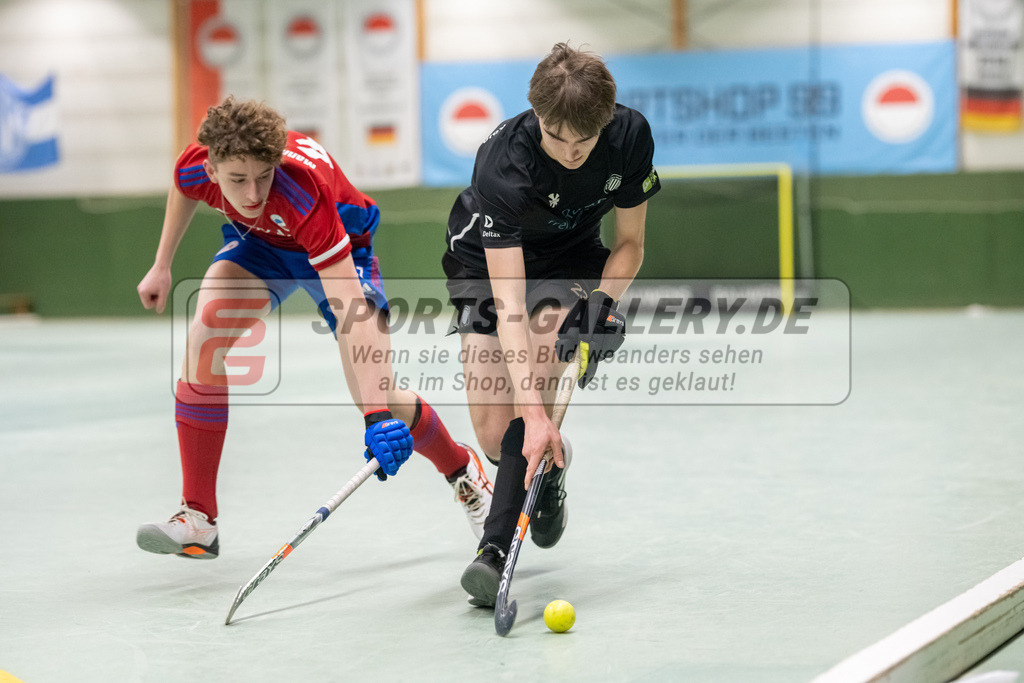SFE_20230304_0043 | Deutsche Meisterschaft Männliche U16 Halle 2023 am 04.03.2023 in Köln (KTHC Stadion Rot-Weiss Köln Tennis and Hockey Club), Photo: Stephan Fehrmann 2022 (Sports-Gallery)