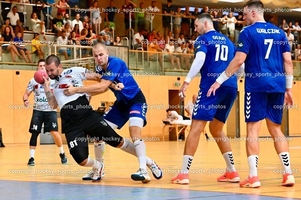 SC Ferlach vs. RK Zagreb 24.8.2023 | #81 Milicevic Adrian, #23 Karpo Sirotié, #10 Jakov Gojun, #7 Patryik Walczak